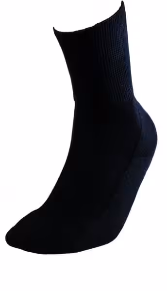 Skarpetki zdrowotne z trójwarstwową dzianiną frotte (czarny)