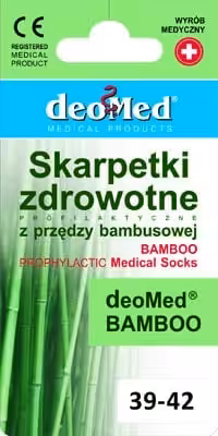 Skarpetki zdrowotne bambusowe (ekri)