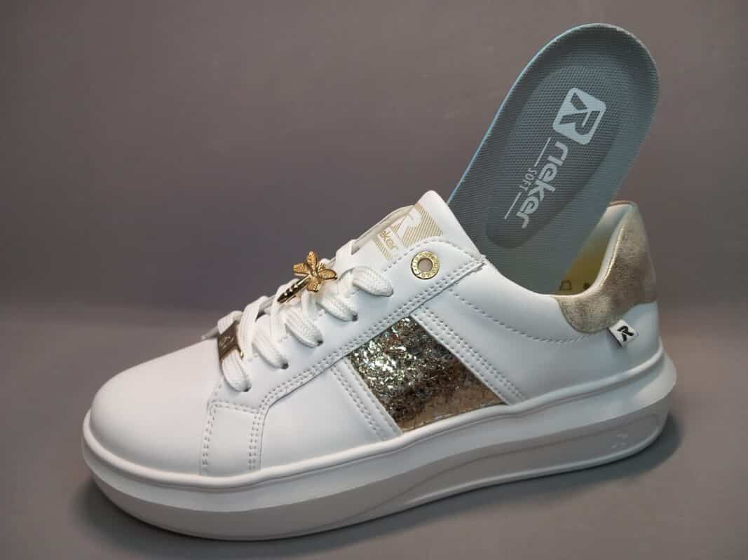 Sneakersy damskie Rieker W1202-82